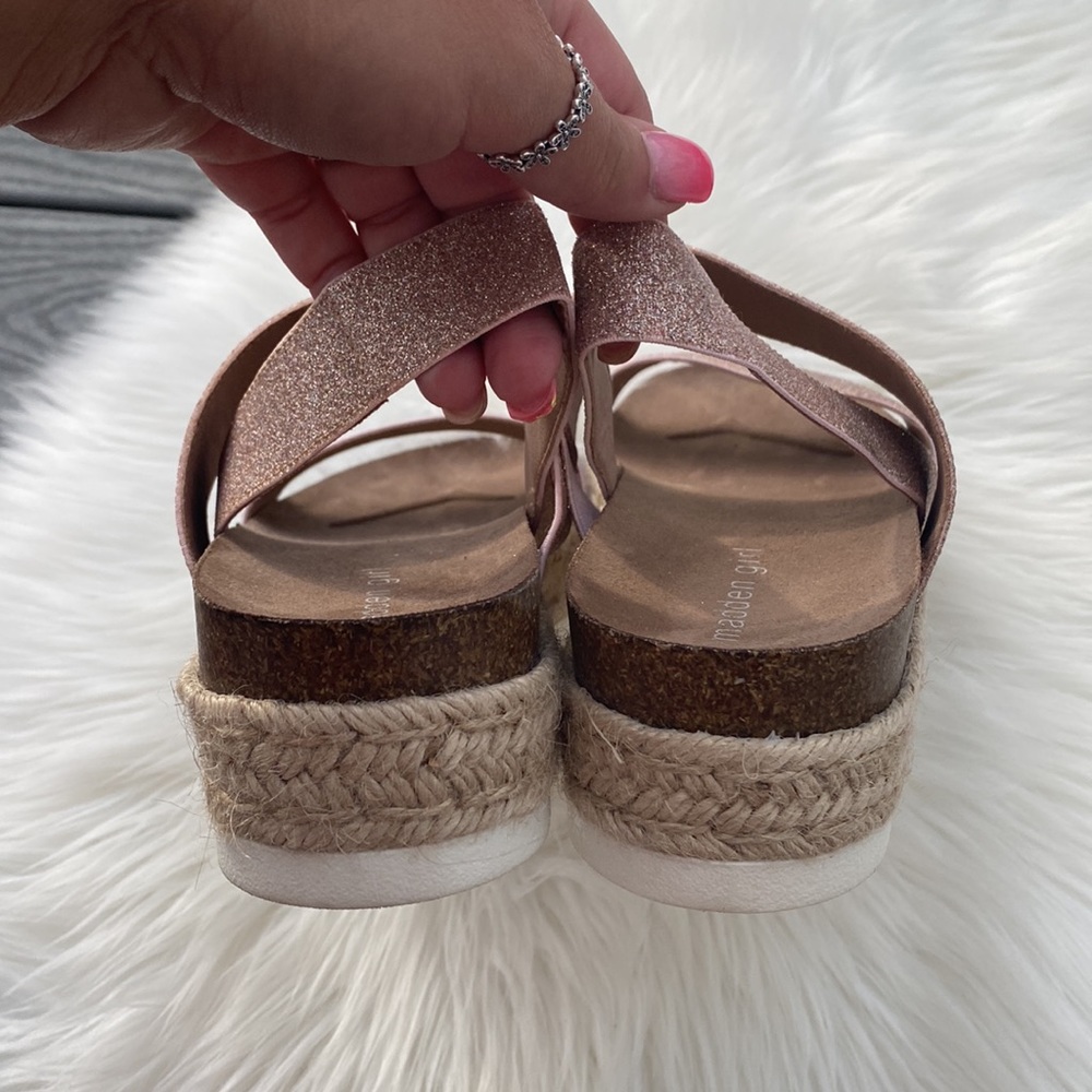Madden Girl platform sparkle glitter sandal - Picture 4 of 5